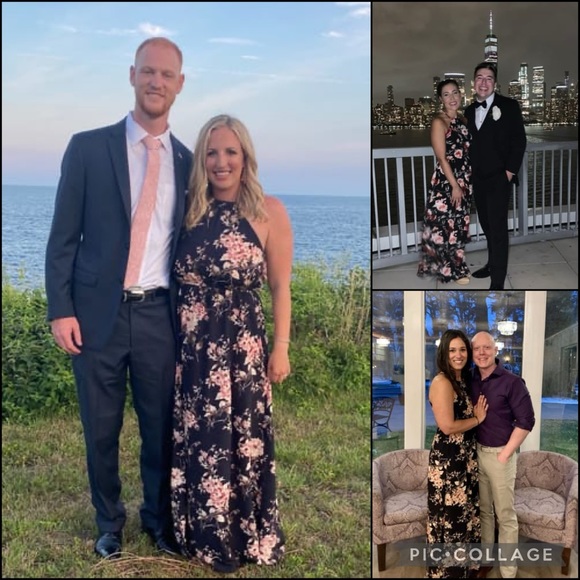 Lulu’s Floral High Neck Halter Slit Leg Maxi Dress - Picture 7 of 13